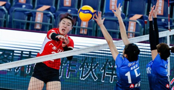 （体育）排球——女排联赛：广东胜深圳