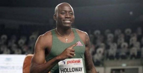 7秒35！美国霍洛威状态神勇，世界男子跨栏第一人