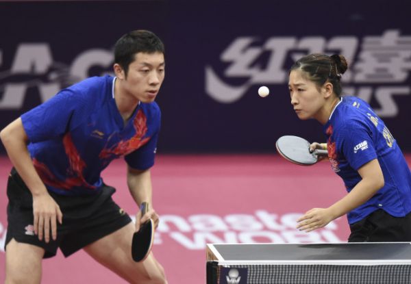 许昕/刘诗雯3-2逆转日本组合 国乒夺瑞乒赛第一冠