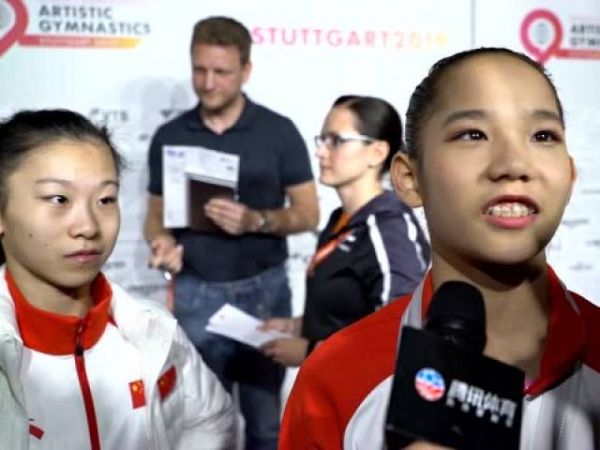拜尔斯摘世锦赛全能第五金 小花唐茜靖替补爆冷夺银