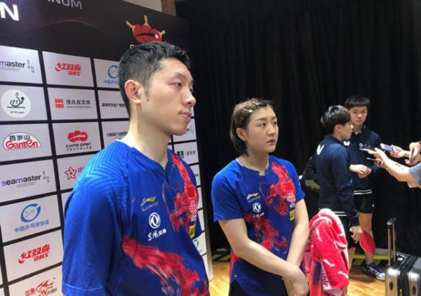 中乒赛许昕/陈梦0-3台北组合止步8强 国乒无缘混双冠军