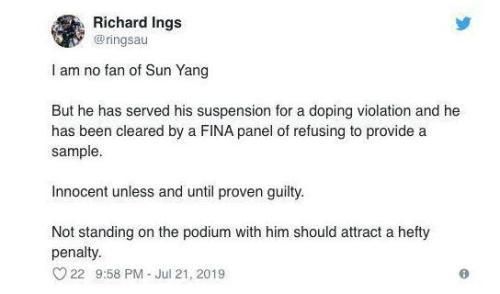 “惯犯”霍顿被国际泳联警告 黑历史被揭其中隐情令人瞠目