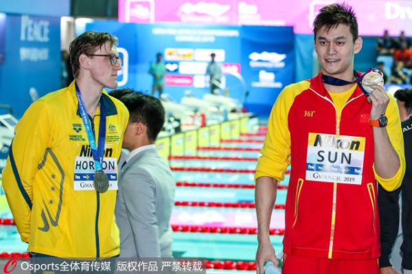 孙杨800米惊险晋级，霍顿却惨遭淘汰：这不是我的主项