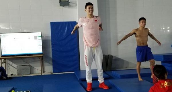 孙杨光州日记：队长开启第一训！霸气宣言：不行我就不来了