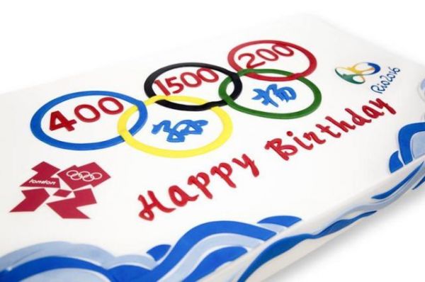 杨队生快！这个奥运五环生日蛋糕太有寓意了