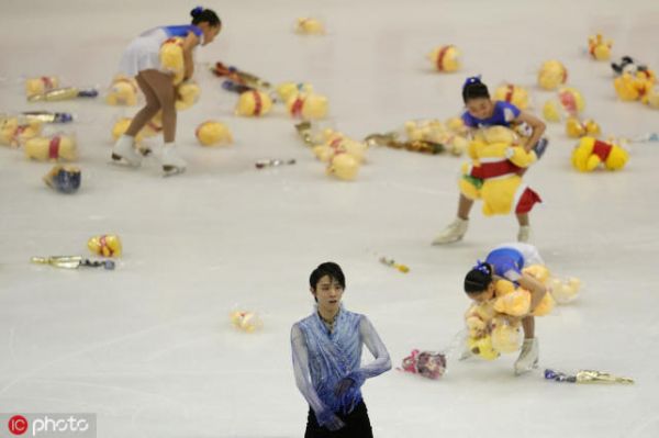 羽生结弦奖赛日本站一骑绝尘短节目居首 1.19分之差无缘破纪录