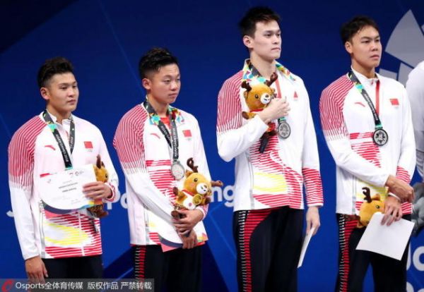 孙杨谈接力：和中村克没落太多 我觉得发挥自己就好了