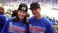 田亮携叶一茜美国观战NBA 嘲笑女方伪球迷