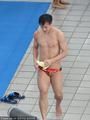 跳水世界杯男子三米板 何冲四连冠曹缘摘银