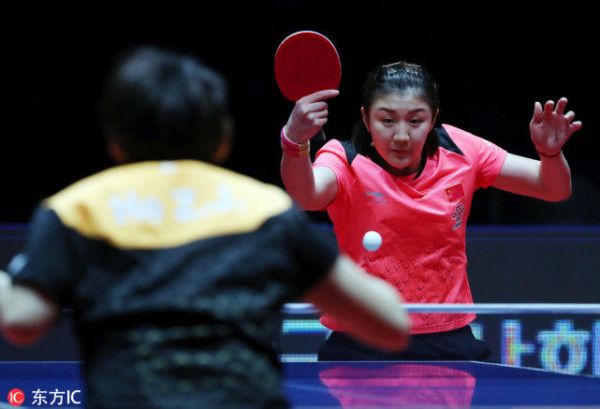 乒联总决赛-陈梦4-1何卓佳 成历史第4位女单蝉联冠军