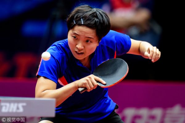 女乒世界杯小组赛：金宋依全胜晋级 洪剑芳获小组第一