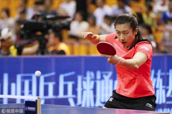 女单八强战：丁宁4-0佐藤瞳 芝田沙季4-1田志希