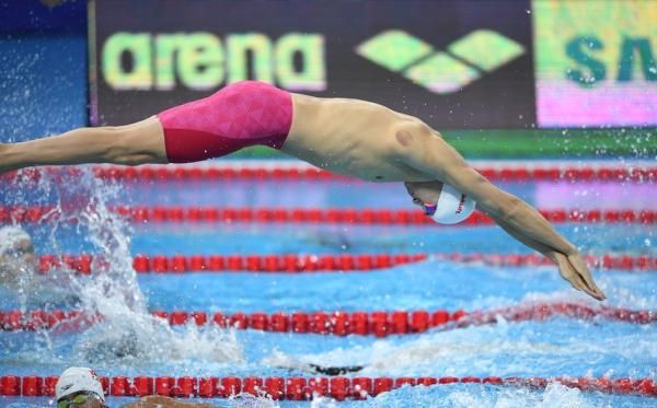 孙杨夺世锦赛4×200米接力铜牌 收获个人短池赛首枚奖牌