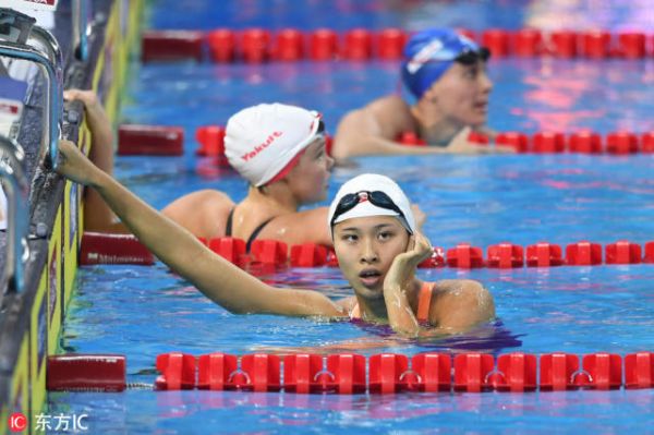 短池世锦赛王简嘉禾李冰洁进决赛 傅园慧率队接力过关