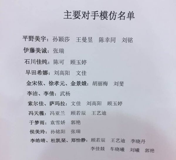 针对性的训练方法