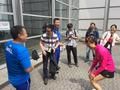丁宁获三恩师拥抱 刘国梁：别被我的的胡茬刮到