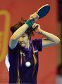 黄晓明表妹4-3丁宁进四强 爱美甲被赞小萝莉