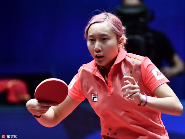 击败丁宁的港乒少女：赛前染发吃中餐 本以为只能拿1