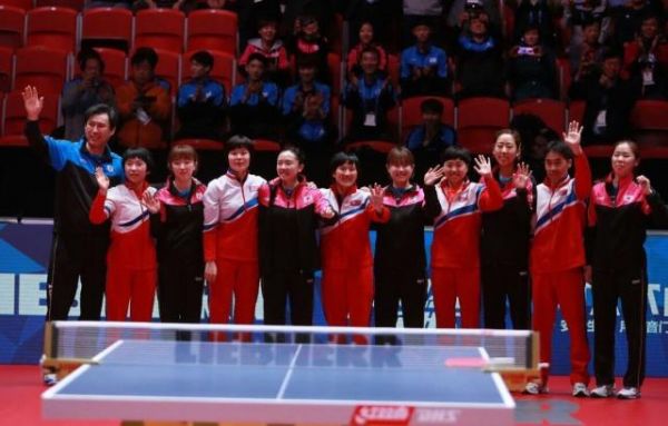 国际乒联发公告欢迎韩朝组队 称是乒乓促进和平典范