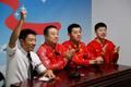 刘国梁模仿航天员太空操 马龙立志挑战不可能